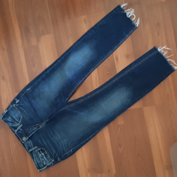 SILVER Avery Super Skinny Cropped Cut-off Jeans - Women's Size W27 - Picture 2 of 7